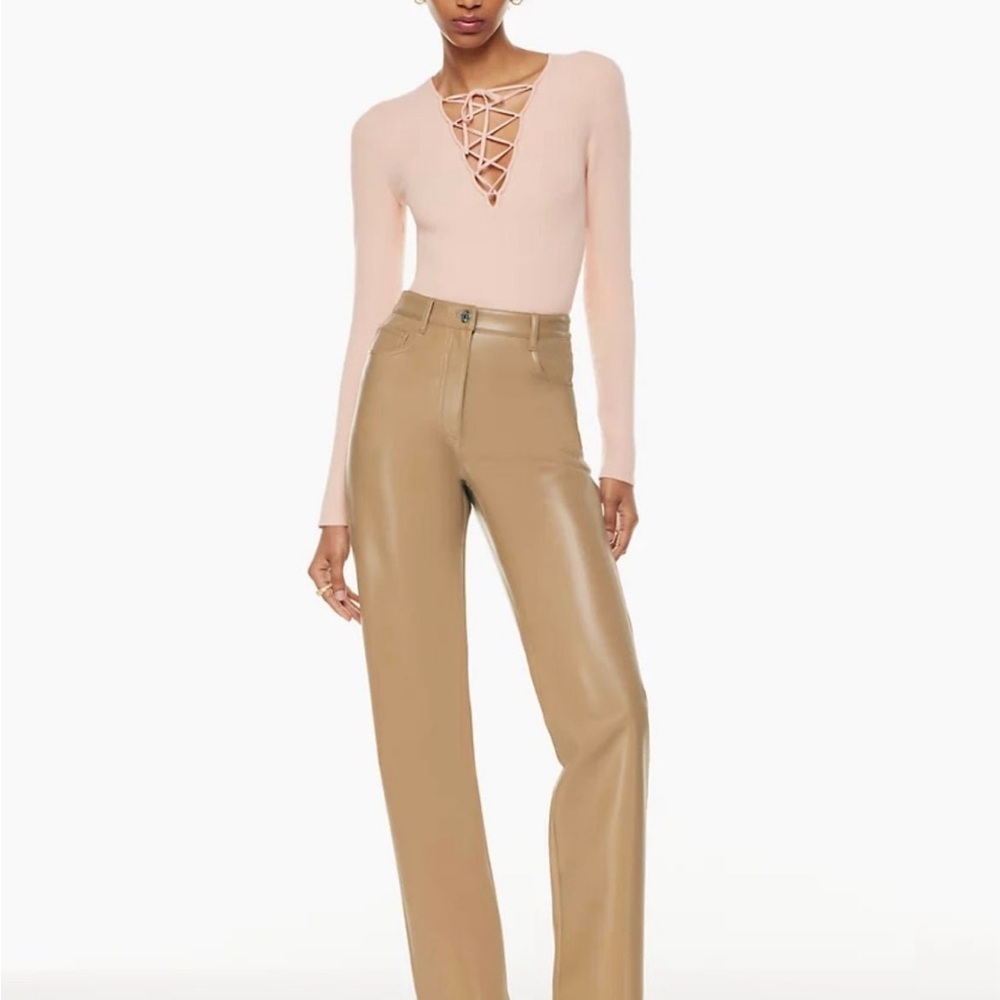 Aritzia Wilfred faux leather pants
